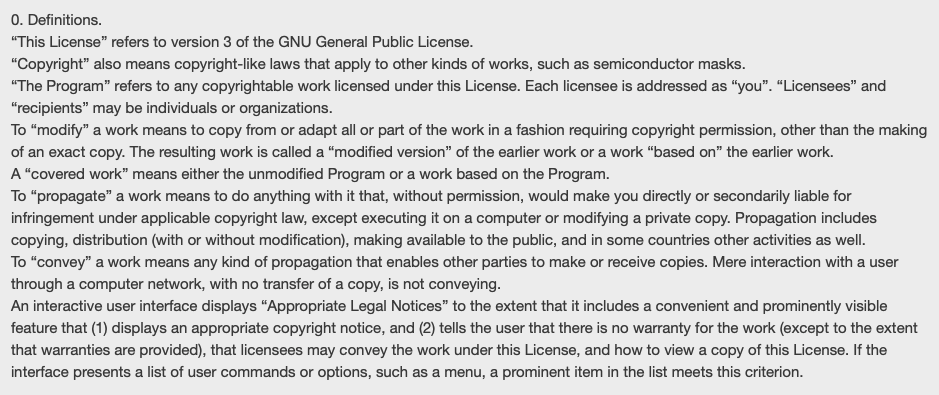人话解读GPLv3 开源许可证-7