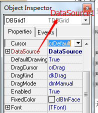 Delphi开发学习三：TdataSource 控件与 TDBGrid 控件使用实例-4