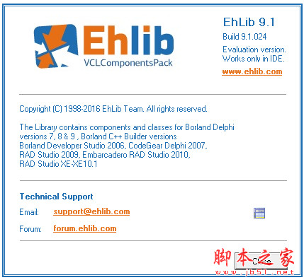 Ehlib(Delphi控件) v9.2.024 D7-XE10.2 免费绿色特别版-7